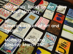 200 Artists' Books by Andi McGarry go on display in limerick School of Art and Design library